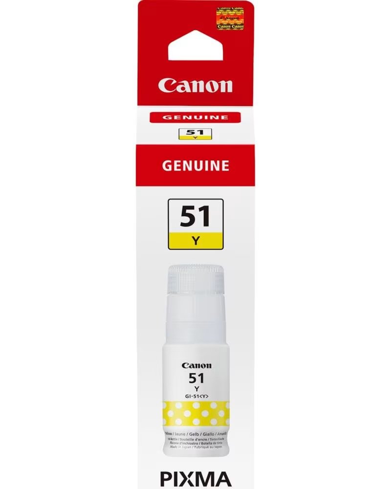 CANON Botella de Tinta Original GI-51- Amarilla