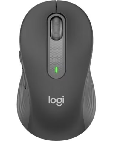 LOGITECH Mouse raton m650 mediano optico wireless inalambrico grafito