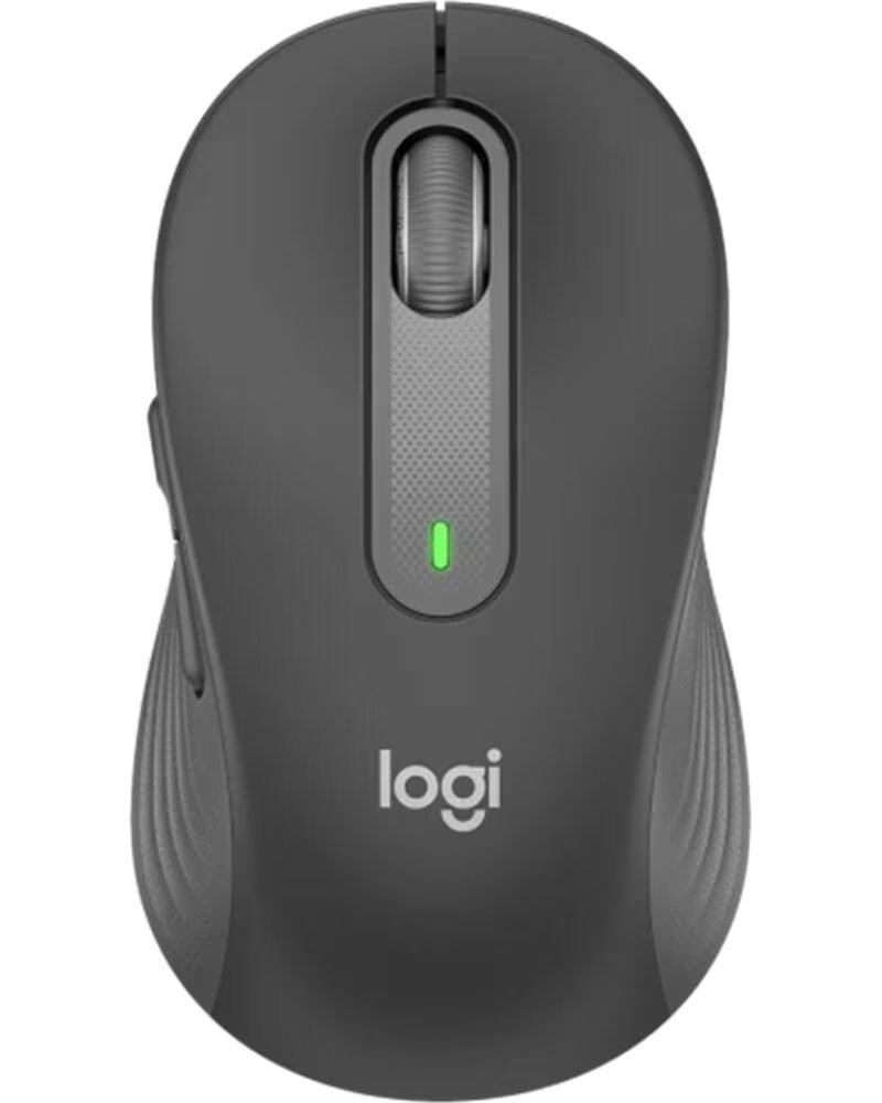 LOGITECH Mouse raton m650 mediano optico wireless inalambrico grafito