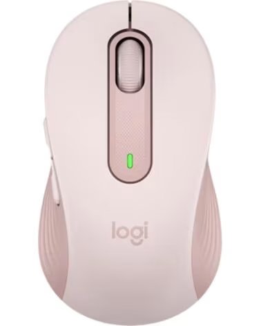 LOGITECH Mouse raton m650 mediano optico wireless inalambrico rosa