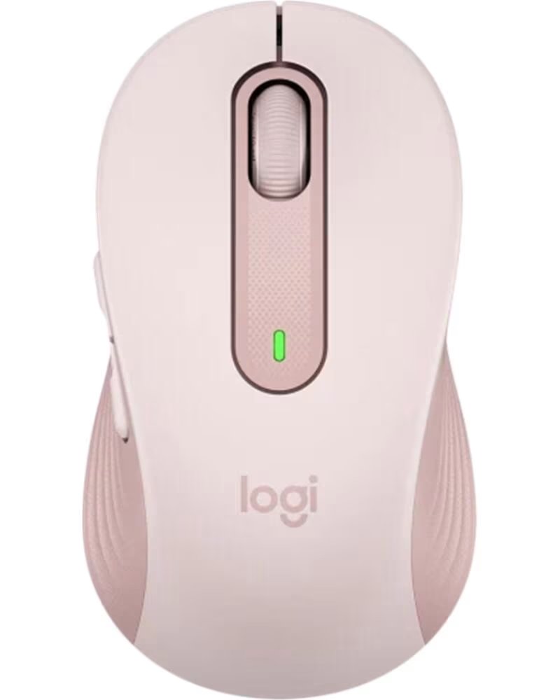 LOGITECH Mouse raton m650 mediano optico wireless inalambrico rosa