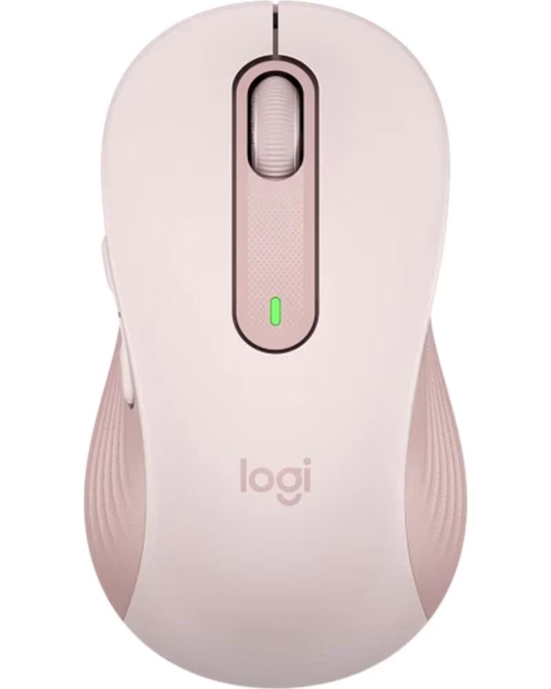 LOGITECH Mouse raton m650 grande optico wireless inalambrico rosa