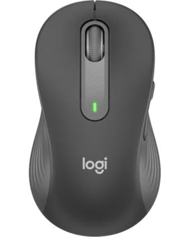 LOGITECH Mouse raton m650 para zurdos optico wireless inalambrico negro