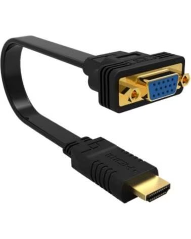 EWENT Cable adaptador hdmi a vga 20cm - macho - hembra