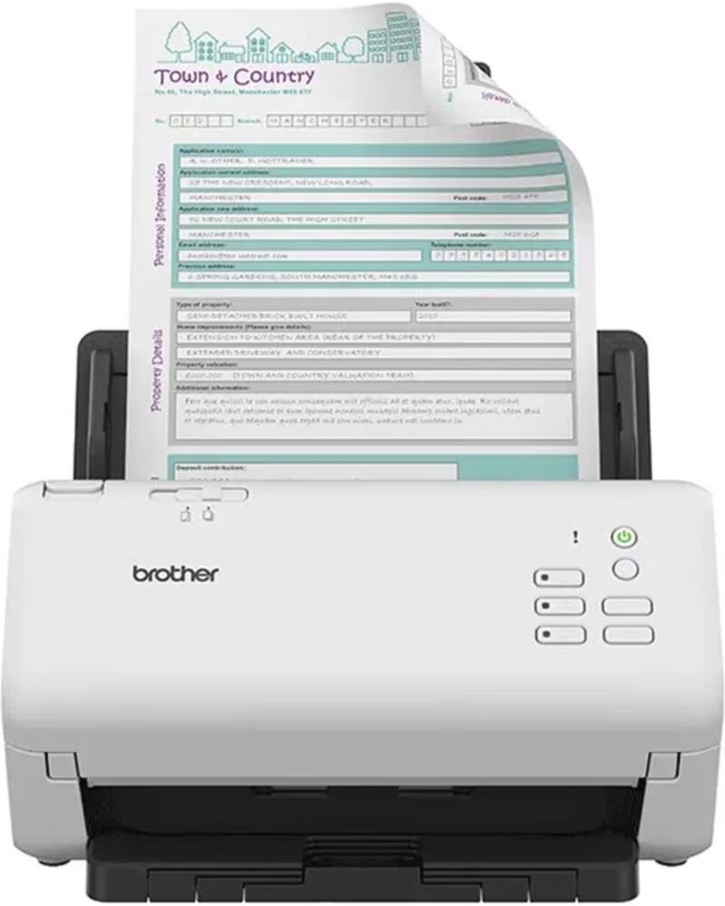 BROTHER Escaner sobremesa ads - 4300n - 80ppm - duplex automatico - usb 3 0 - usb 2 0 - adf 80 hojas