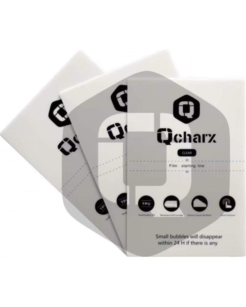 QCHARX INTERNATIONAL Laminas de proteccion frontales qcharx hidrogel hd qx1 lite 50 unidades