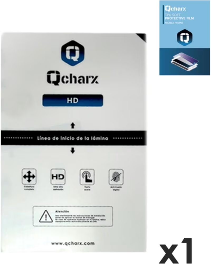 QCHARX INTERNATIONAL Laminas de proteccion frontales para tablet qcharx hidrogel hd qx1 1 unidad
