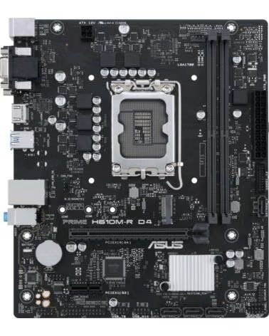 ASUS Placa Base Prime H610M-R D4 Socket 1700- DDR4- PCIe 4 0- Micro ATX- Bulk