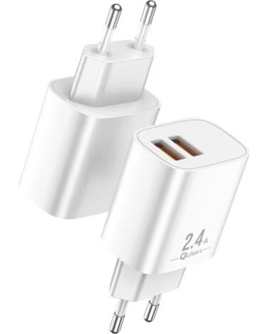 QCHARX INTERNATIONAL Cargador qcharx apolo 2 4a 2 puerto usb a blanco