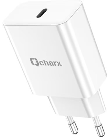QCHARX INTERNATIONAL Cargador qcharx chronos 3a 20w puerto tipo c blanco