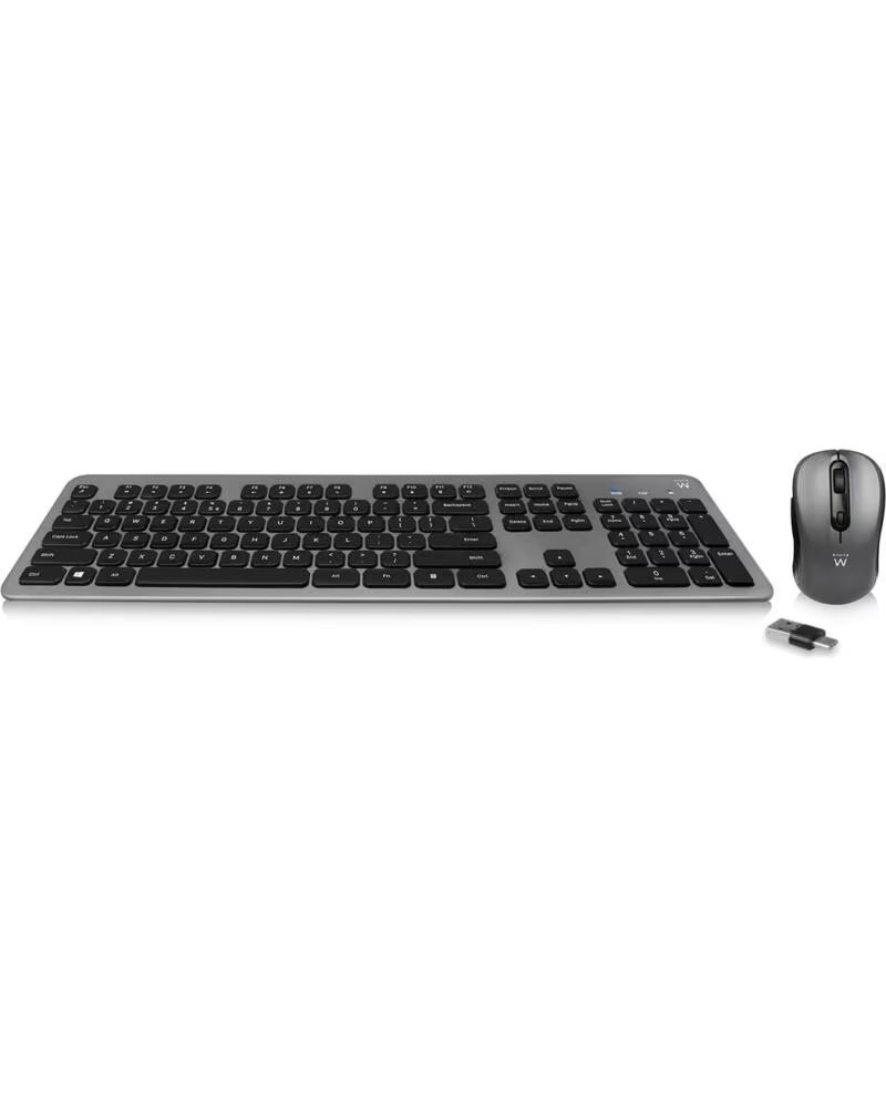 EWENT Kit teclado mouse raton ew3272 wireless inalambrico
