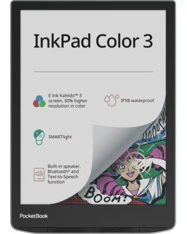 POCKETBOOK READERS Libro electronico ebook pocketbook inkpad color 3 7 8 pulgadas 32gb - color stormy sea