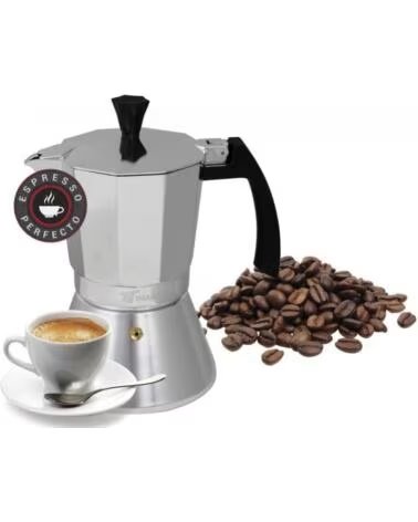 THULOS Cafetera induccion th - ci09t 9 tazas plateada