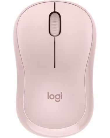 LOGITECH Mouse raton m240 optico bluetooth silent rosado