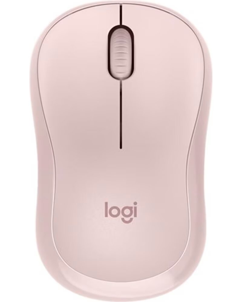 LOGITECH Mouse raton m240 optico bluetooth silent rosado