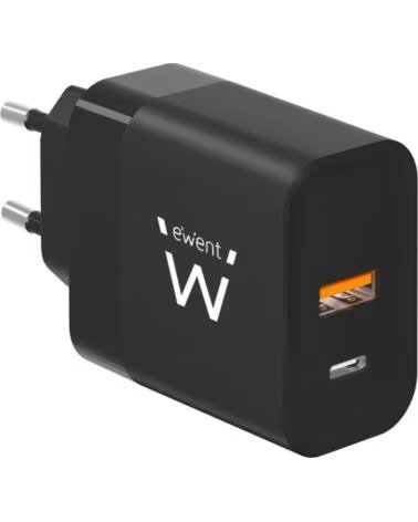 EWENT Cargador ew1327 45w usb tipo a - usb tipo c