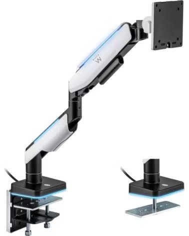 EWENT Soporte mesa vesa hasta 49 pulgadas 100x100mm max 20kg rgb