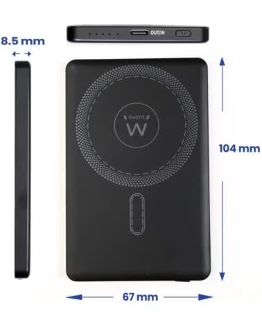 EWENT Powerbank ew1160 ultraslim magsafe 5000mah
