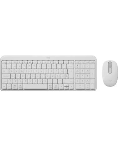 LOGITECH Teclado mouse mk250 inalambrico blanco
