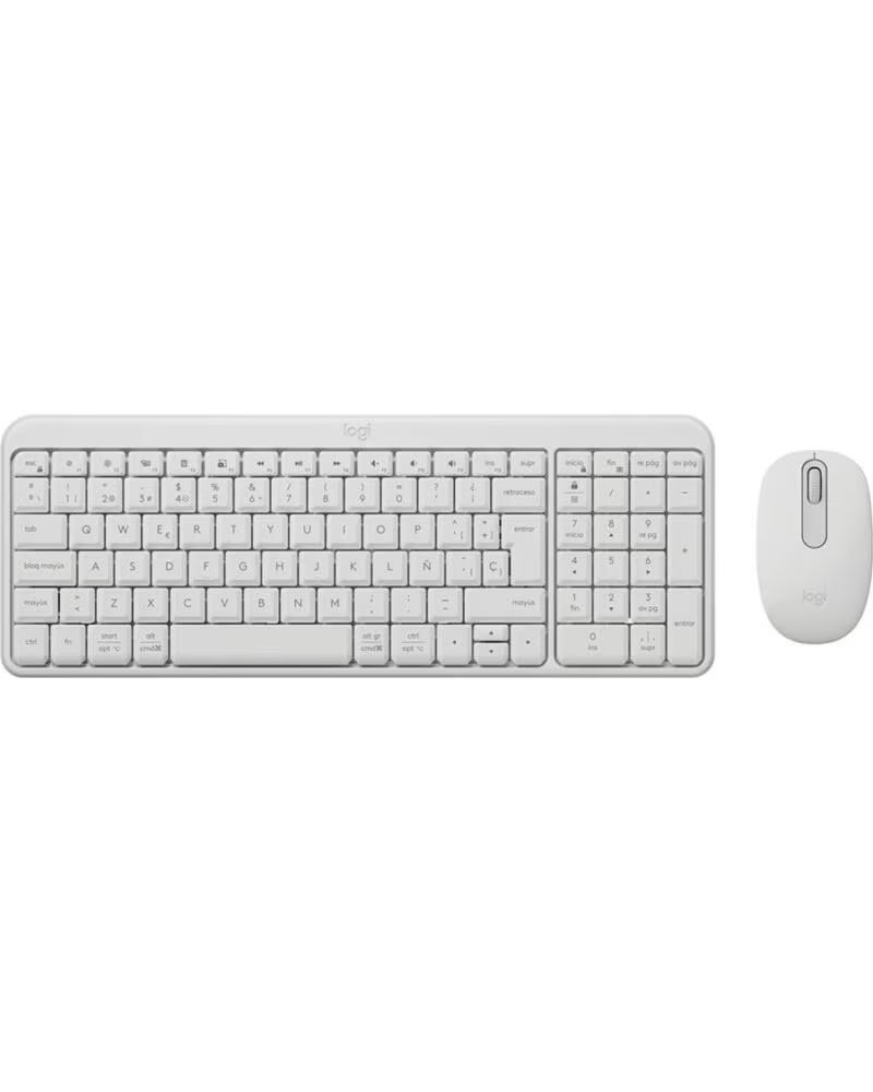 LOGITECH Teclado mouse mk250 inalambrico blanco