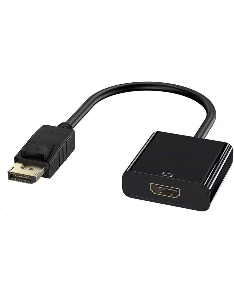 EWENT Cable displayport a hdmi 0 15m - macho - hembra - negro