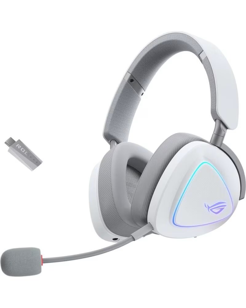 ASUS Auriculares gaming rog delta ii inalambrico blanco