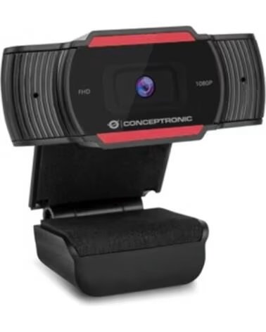 CONCEPTRONIC Webcam fhd amdis04r - 1080p - usb - 30 fps - angulo vision 65º - foco fijo - microfono integrado