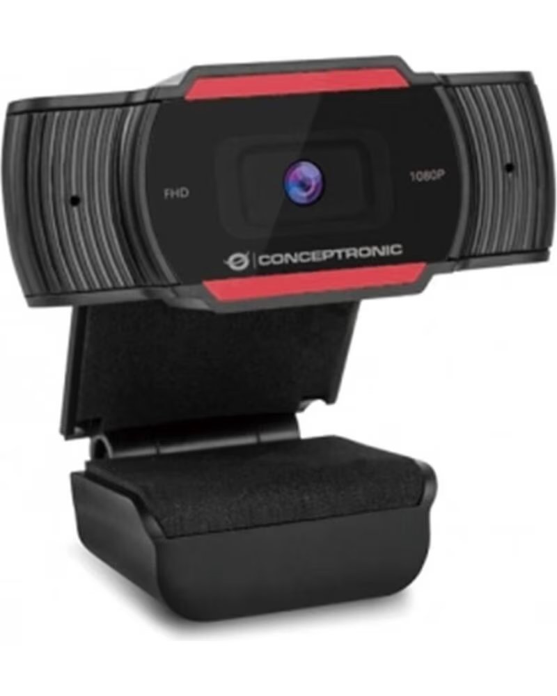 CONCEPTRONIC Webcam fhd amdis04r - 1080p - usb - 30 fps - angulo vision 65º - foco fijo - microfono integrado