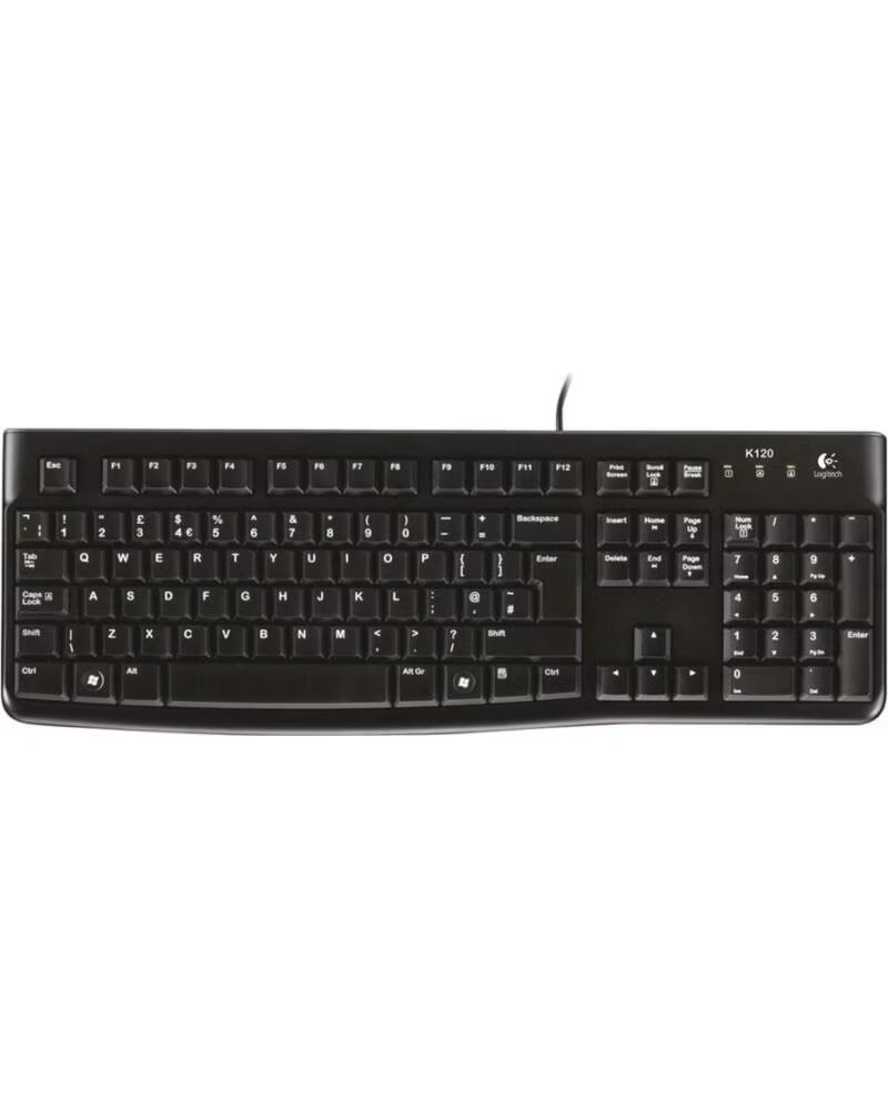 LOGITECH Teclado k120 usb negro oem