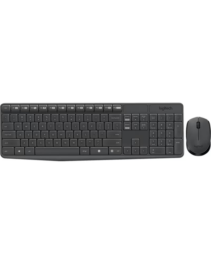 LOGITECH Teclado mouse mk235 inalambrico ingles internacional