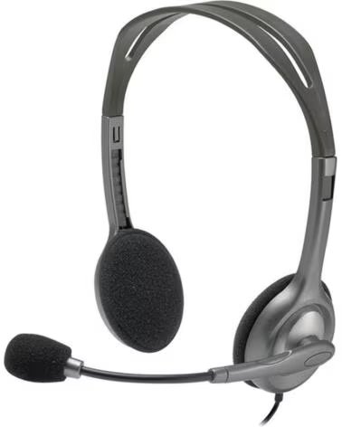LOGITECH Auriculares con microfono headset h110