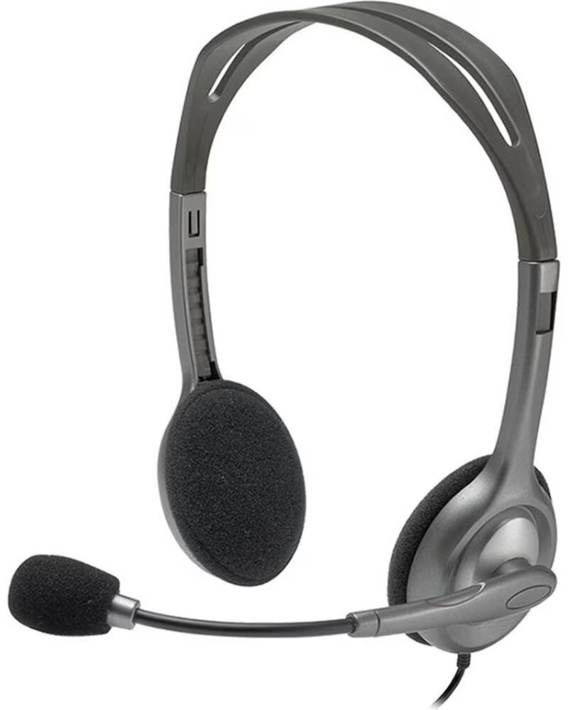 LOGITECH Auriculares con microfono headset h110