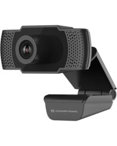 CONCEPTRONIC Webcam fhd amdis01b - 1080p - usb - 30 fps - angulo vision 90º - foco manual - microfono integrado