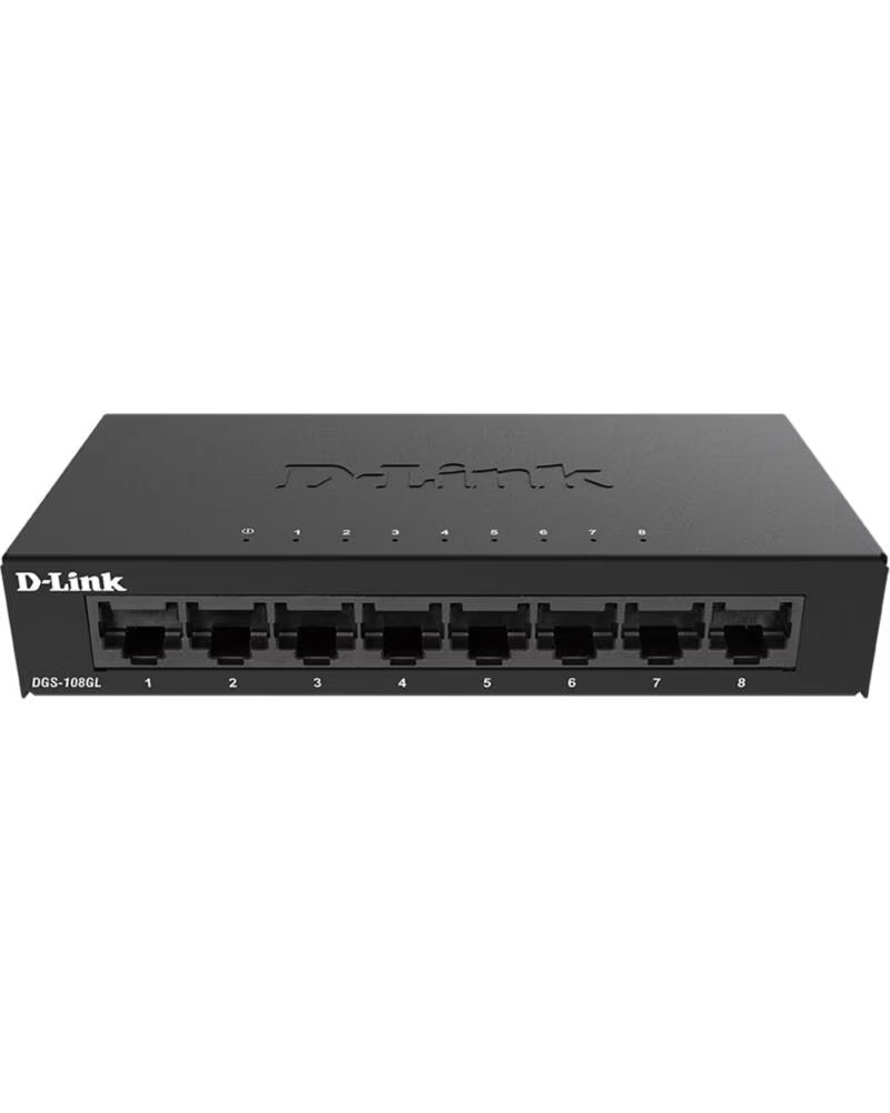 DLINK Switch d - link 8 puertos gigabyte plug play metal