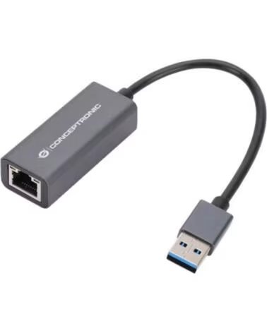 CONCEPTRONIC Adaptador usb 3 2 a rj45 macho - hembra - compatible con nintendo switch