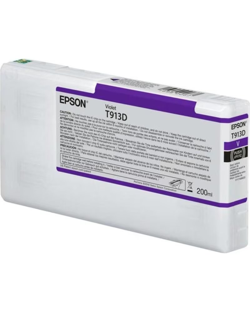 EPSON Cartucho tinta t913d violeta 200ml
