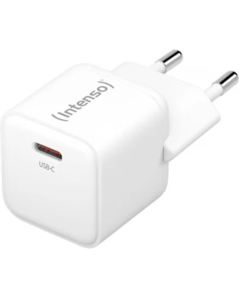 INTENSO Cargador pared gan w30c usb tipo c blanco