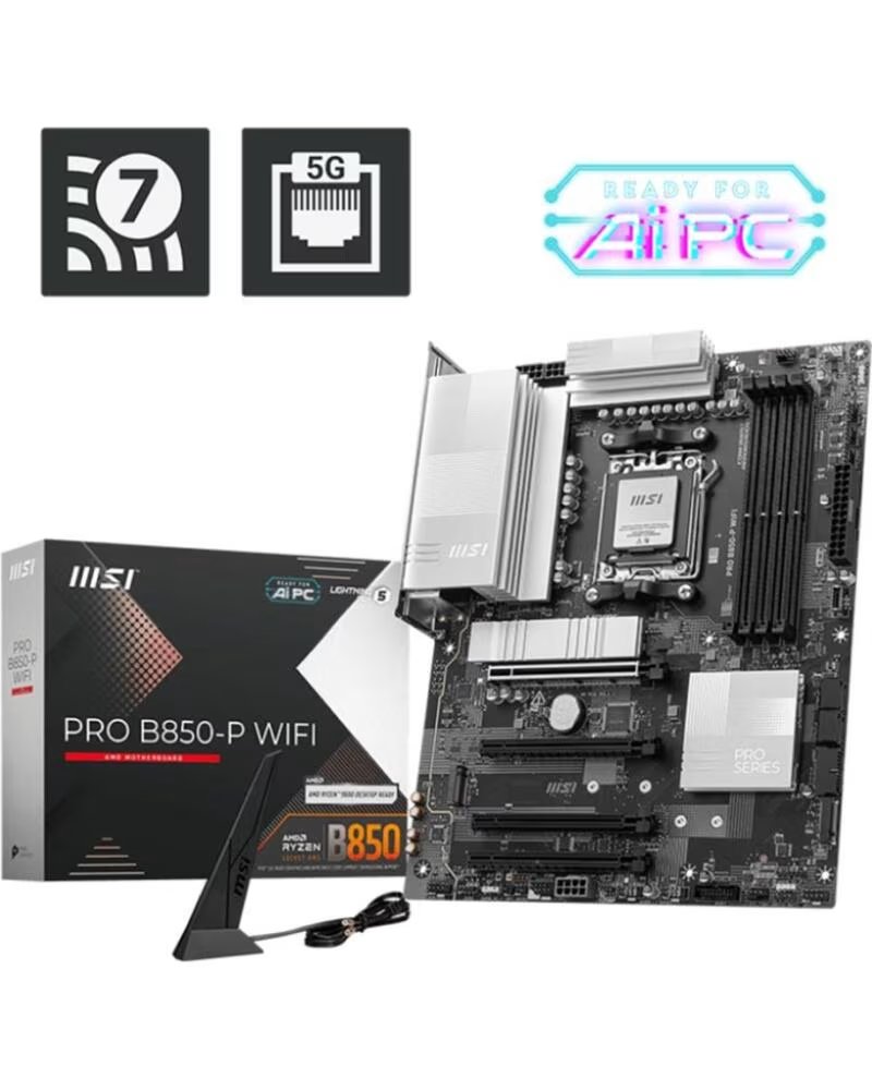 MSI Placa base pro b850 - p wifi atx