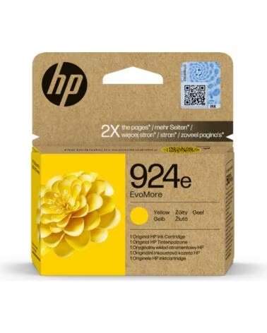 HP Cartucho tinta 924e amarillo officejet pro 8120 8130