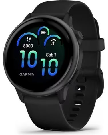 GAMIN Smartwatch garmin vivoactive 6 amoled 8gb gps nfc monitor salud negro