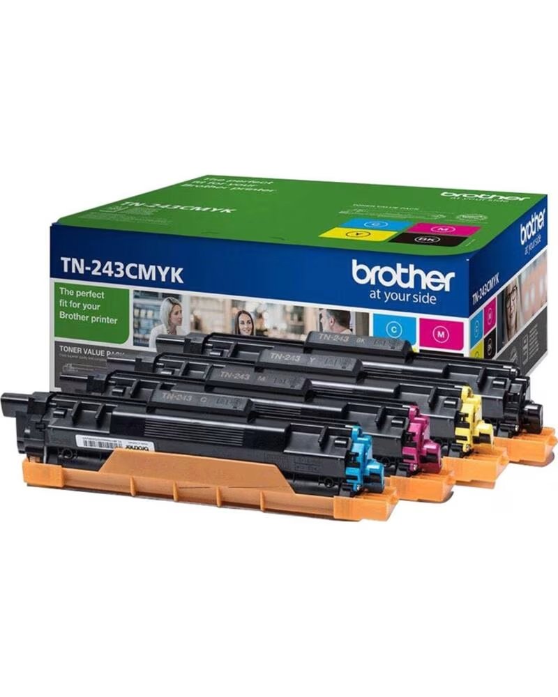 BROTHER Toner tn243cmyk negro - cian - magenta - amarillo 1000 paginas