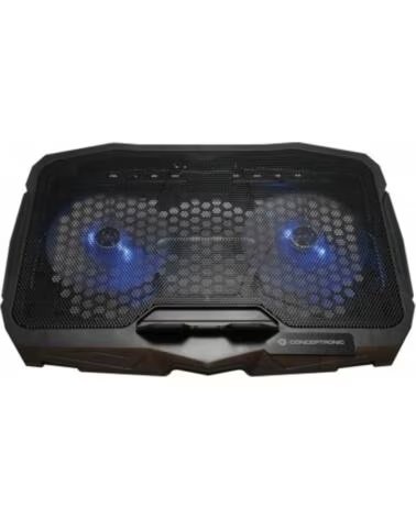 CONCEPTRONIC Soporte - base de refrigeracion thana07b para portatiles hasta 15 6 pulgadas ventiladores 125mm x2