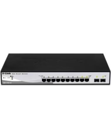 DLINK Switch d - link 10 puertos gestionable 8 gigabit ethernet 10 - 100 - 100 2 sfp layer2 smartiii