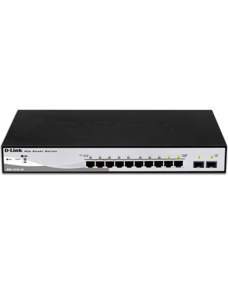 DLINK Switch d - link 10 puertos gestionable 8 gigabit ethernet 10 - 100 - 100 2 sfp layer2 smartiii