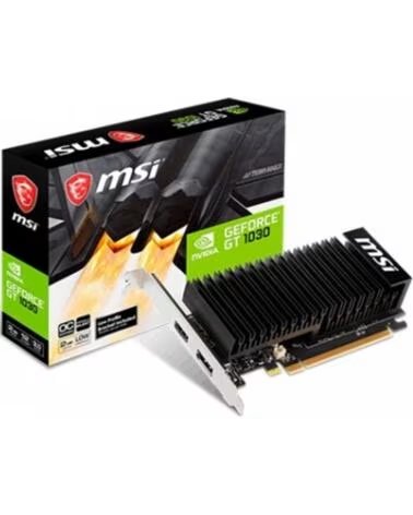 MSI Tarjeta grafica vga gt 1030 2ghd4 lp oc 2gb ddr4 dp - hdmi