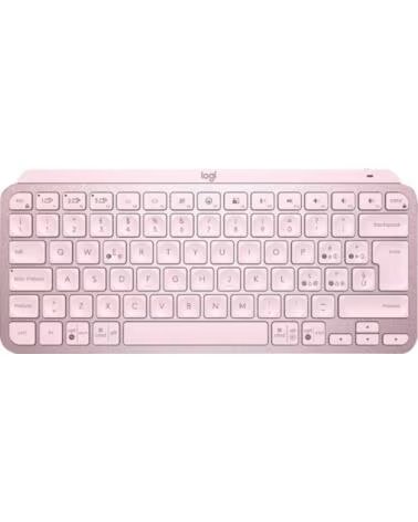 LOGITECH Teclado mx keys mini rosa wireless inalambrico bateria