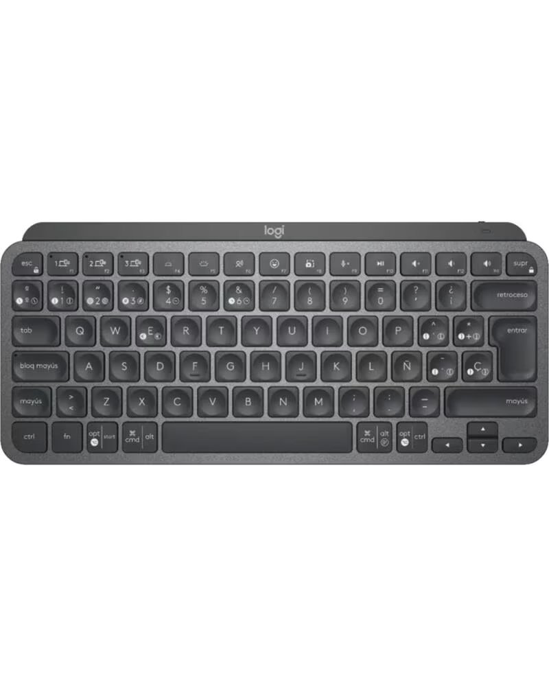 LOGITECH Teclado mx keys mini grafito wireless inalambrico espanol bateria