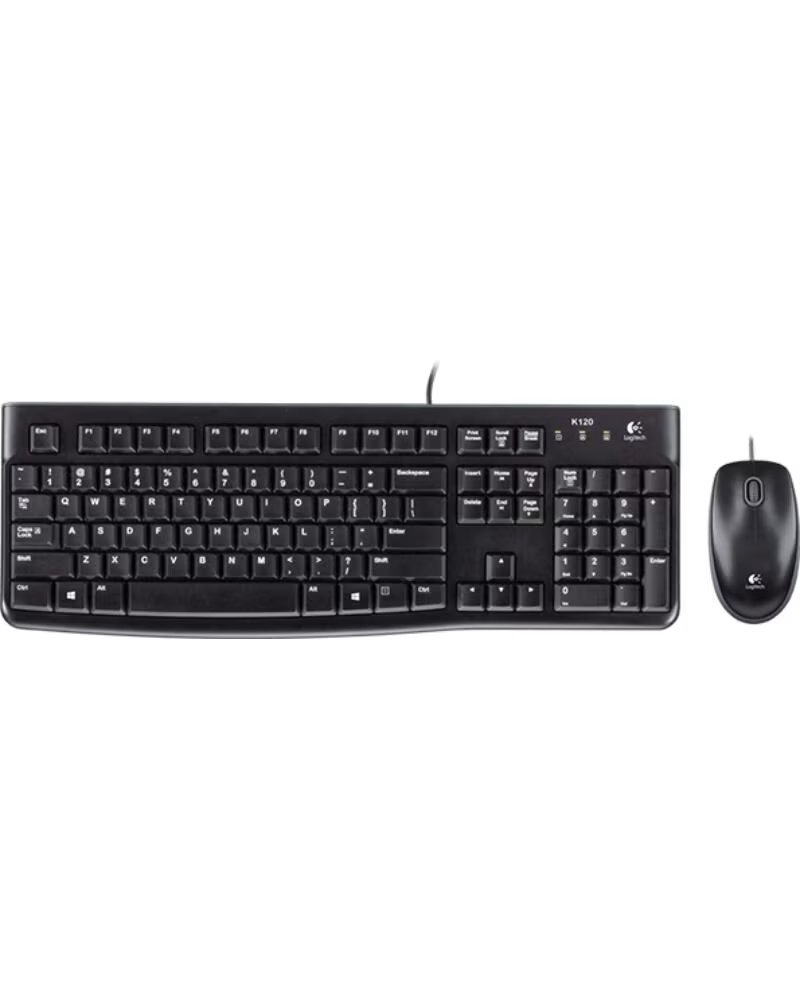 LOGITECH Teclado mouse raton desktop mk120 usb italiano