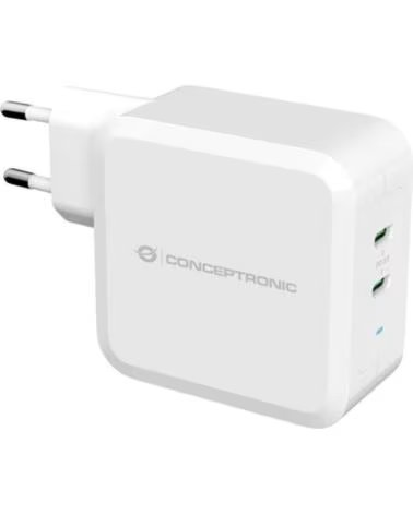 CONCEPTRONIC Cargador pd 2 puertos usb - c althea - 100w - blanco