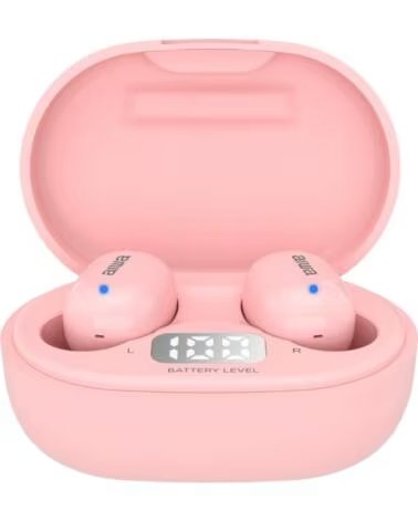 AIWA Auriculares inalambricos ebtw - 150 bluetooth rosa estuche de carga